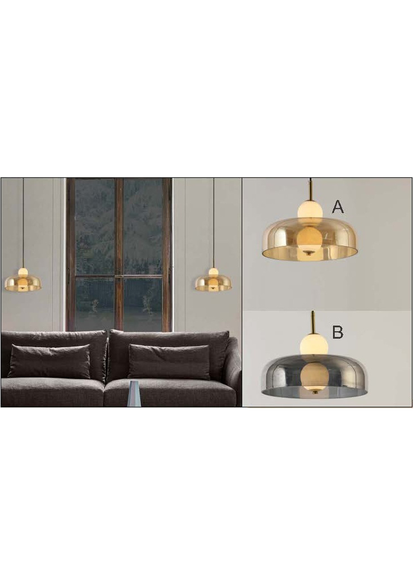 Beyond Lights - Glass Dome Lamp- GL